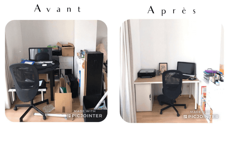 Le passage d'Alexandra a métamorphosé mon espace de travail