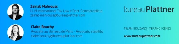 Bureau Plattner fiscalité france italie