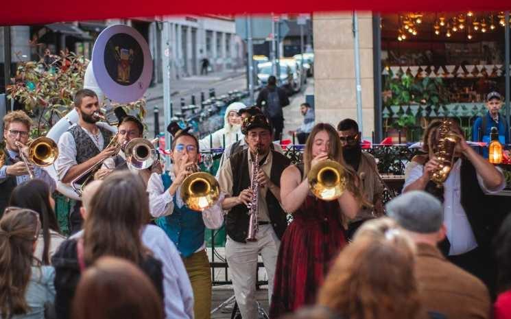 Fanfare lors du Bastille Day