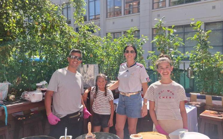 Stand de crepes au Bastille Day 2026