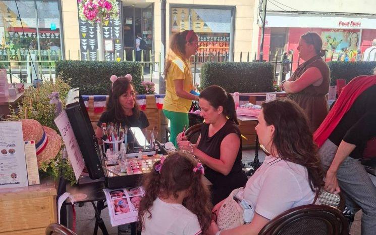face painter au BAstille day 2026