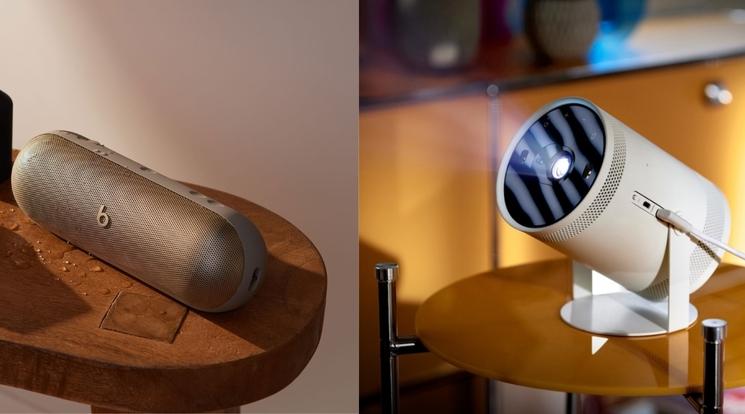 Projecteur et enceinte beats