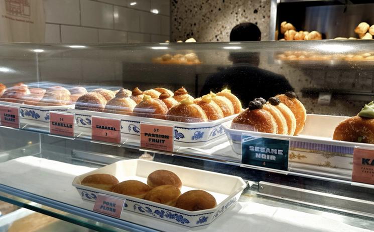 Les beignets de Nonette en vitrine