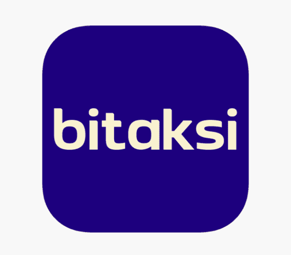 Logo de BiTaksi, application de réservation de taxis en Turquie, présente à Istanbul et Ankara.