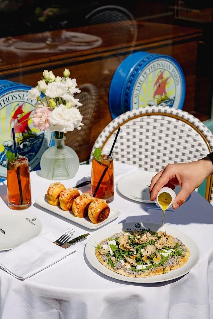 la boutique Petrossian à Londres