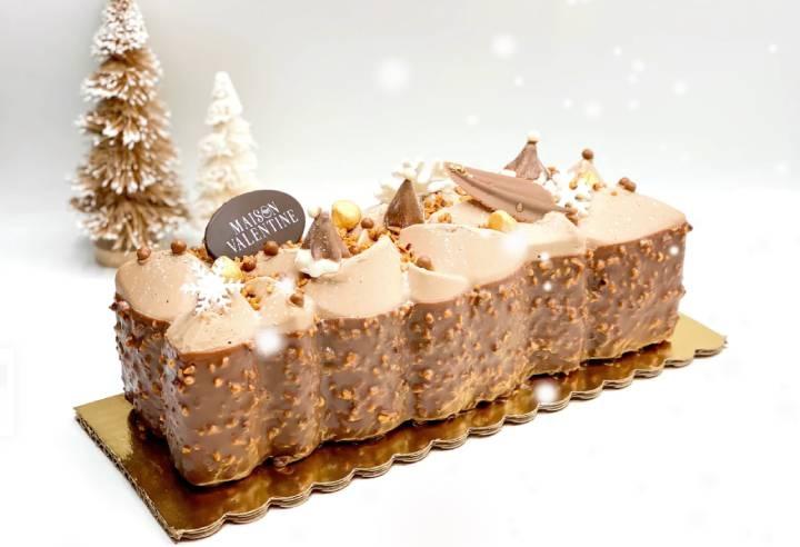 bûche de noël Maison Valentine Miami