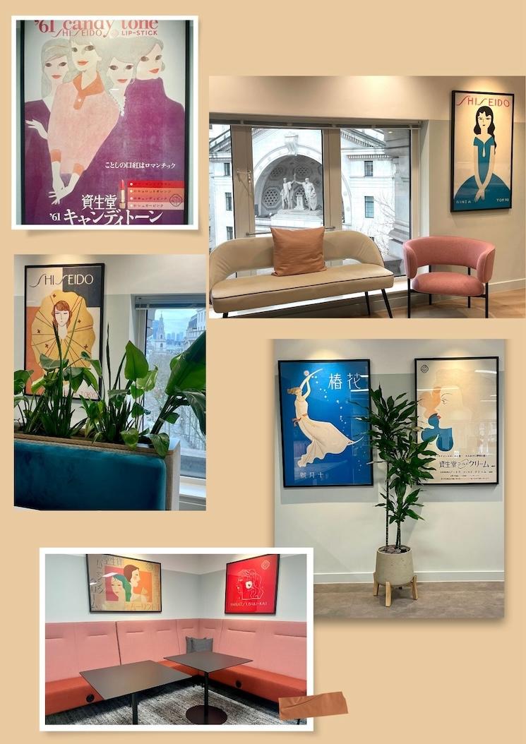 Les bureaux Shiseido à Londres