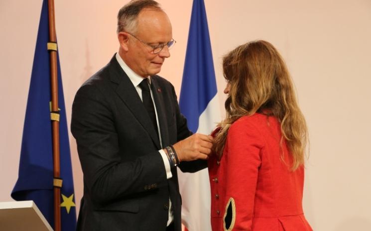 cérémonie Marianne Badrichani Edouard philippe.