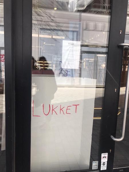 magasin fermé Copenhague Covid-19 Danemark Confinement