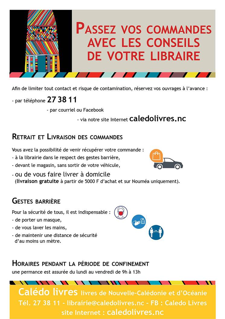 lire pendant le confinement en Nouvelle Calédonie avec Calédo Livres