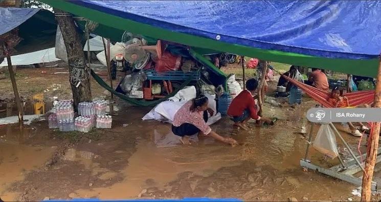 150 000 déplacés cambodgiens toujours vulnérables