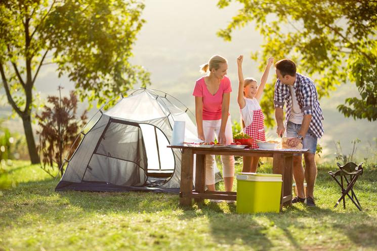 camping en famille