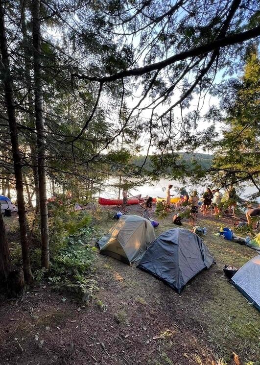 canot camping Québec