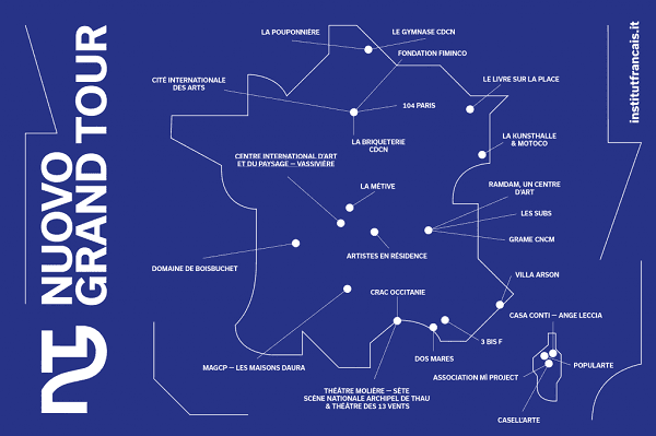 carte Grand Tour France