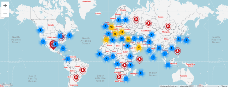 carte Turkish airlines 202
