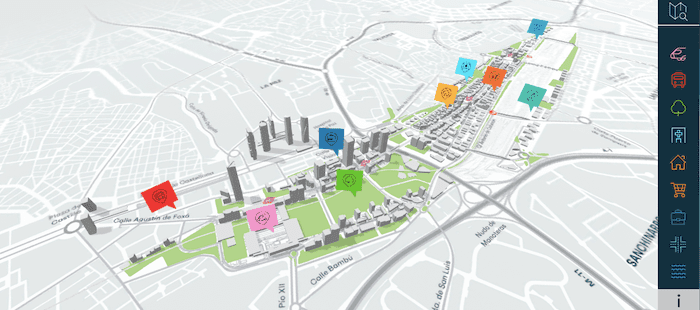 carte de Madrid Nuevo Norte