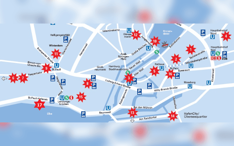 carte marché de noel hambourg 2023