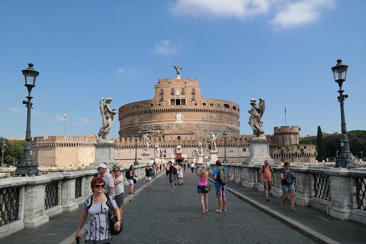 Le pont Saint Ange à Rome