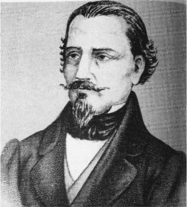 Portrait en noir et blanc de Cayetano Ripoll