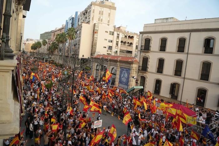 Manifestation dans les rues de Ceuta le 2 septembre.