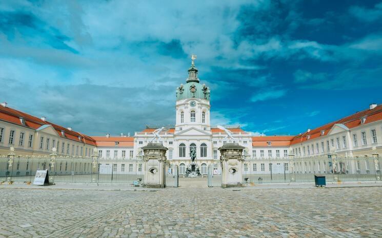 Façade du château de Charlottenburg