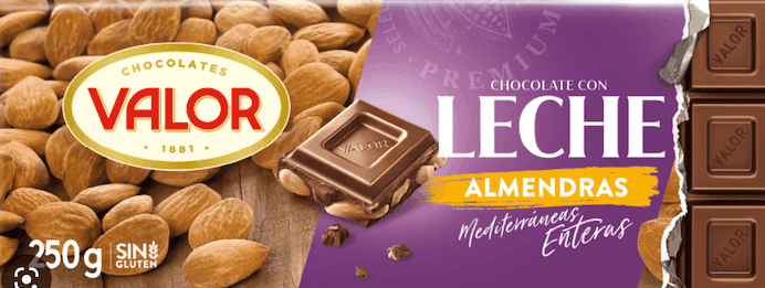 une barre de chocolat Valor