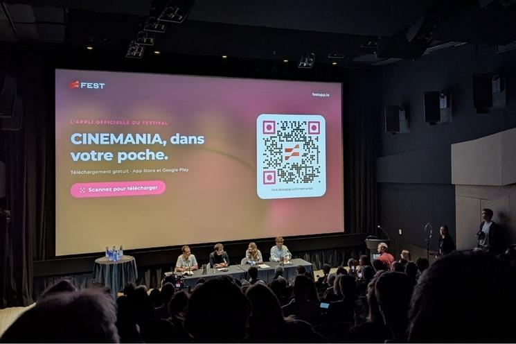 l'annonce de l'app avec son code QR