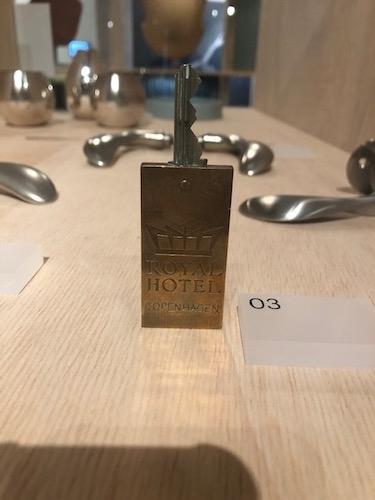 clé du royal sas Hotel copenhague