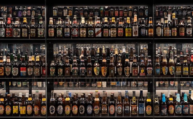 collection de bouteilles Carlsberg Copenhague