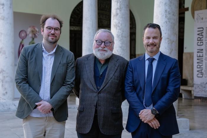 de gauche à droite : Paul Pierroux-Taranto, Fernando Savater et felix Delaguia.