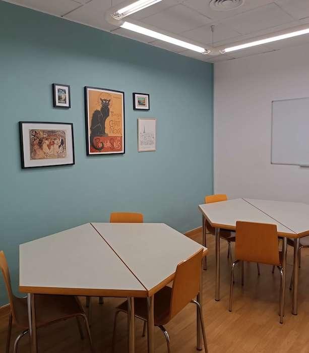 une salle de classe de la base culture à valencia