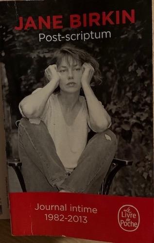 couverture Livre de Poche Journal intime Jane Birkin
