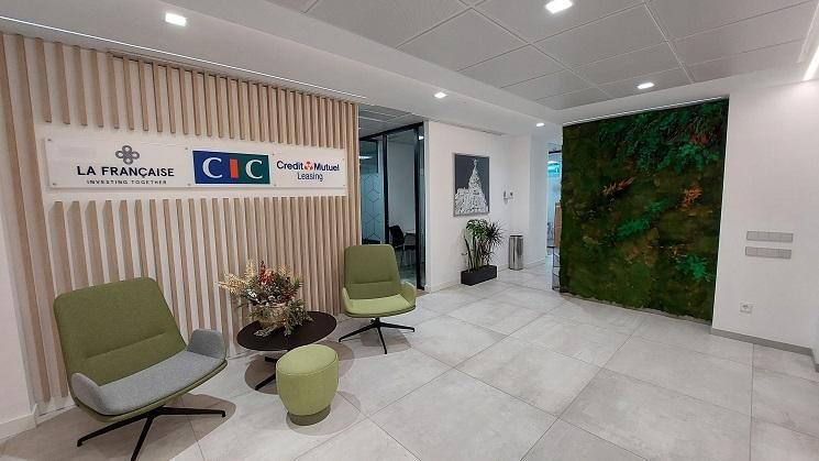 Les nouveaux bureaux Crédit Mutuel Alliance Fédéral, à Madrid / DR