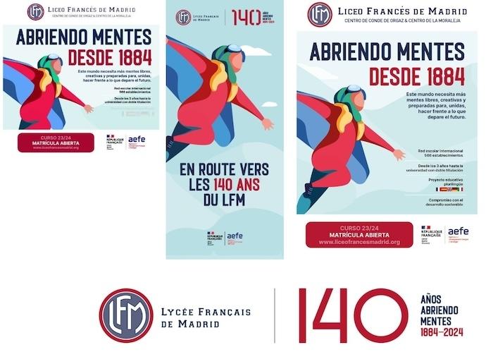 affiche inscription élèves LFM madrid