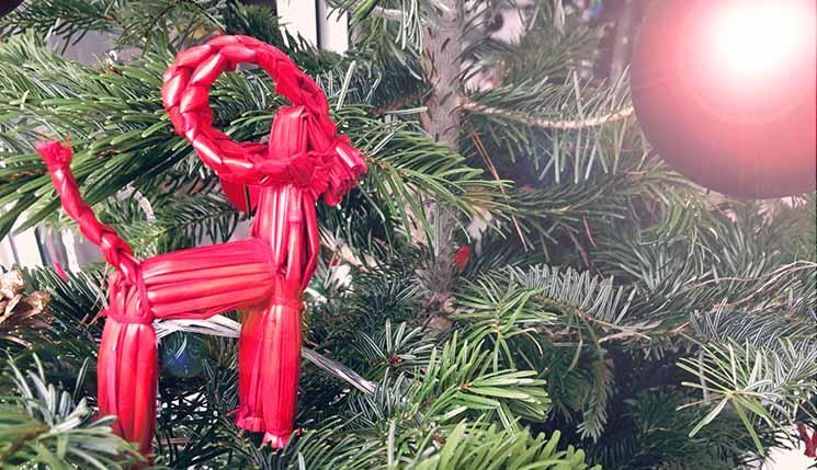 Décoration Noël Suède Bouc Julbock