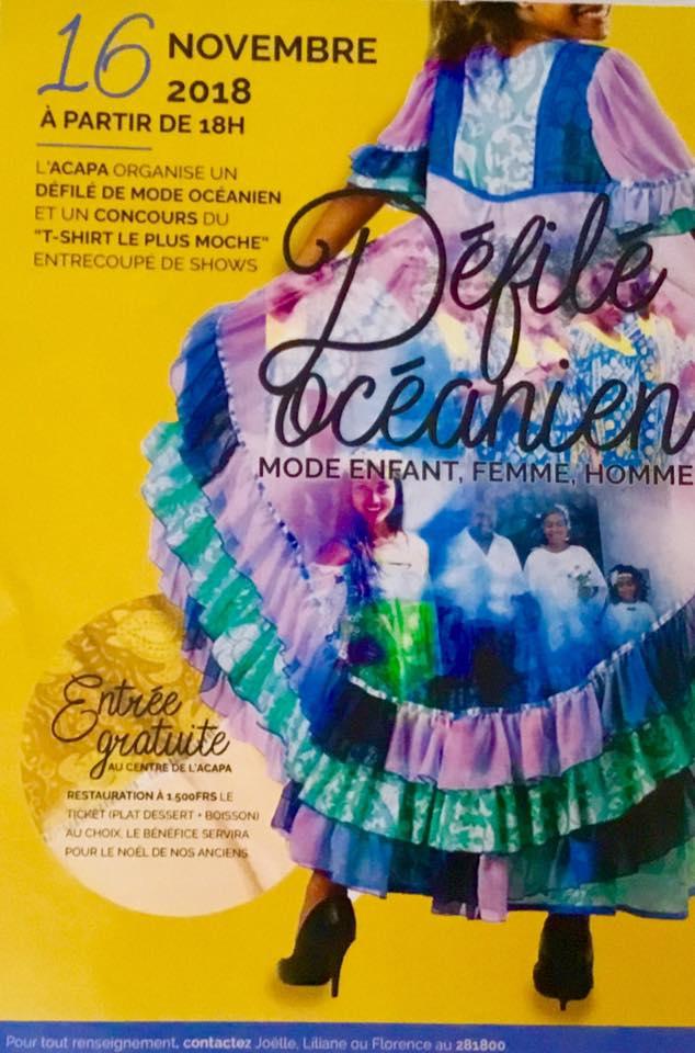 Défilé de mode ACAPA Nouméa