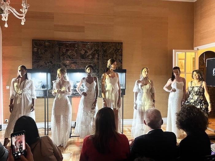 défilé ambassade de belgique en Espagne avec créatrices