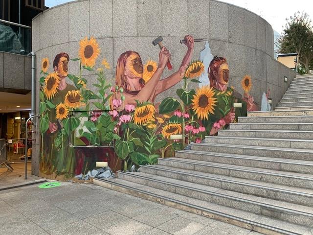 Dégats fleuries, collision végétale, de Agrume