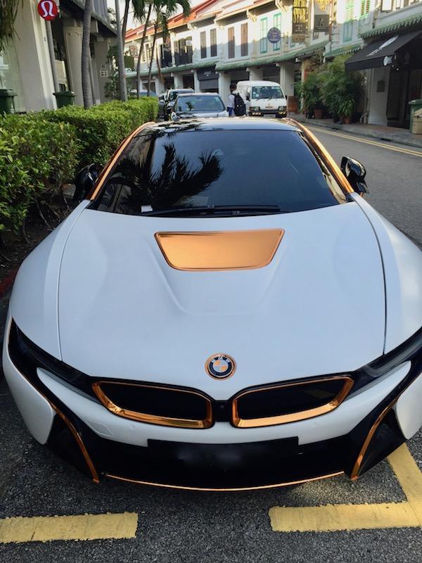 Devant des Shophouses à SINGAPOUR