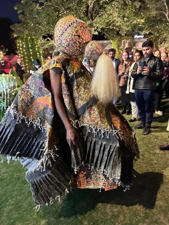 Oeuvre de Debashish Paul lors de l'Indian Art Fair