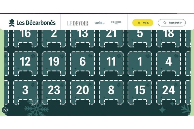 Le Calendrier de l'Avent des Décarbonnés