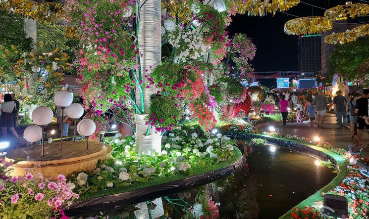 Décorations pour le nouvel an lunaire au Vietnam