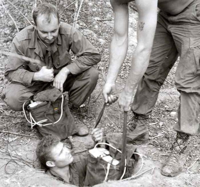 Des « rats de tunnel » en opération