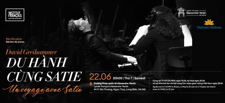 Description de la tournee de David Greilsammer au Vietnam