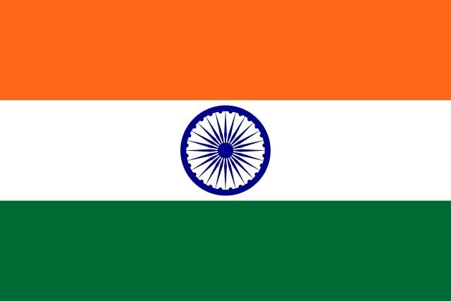 Le drapeau national indien