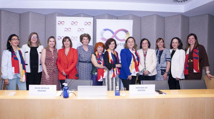 les conférencieres lors de la présentation du livre de Julia Sevilla Merino,