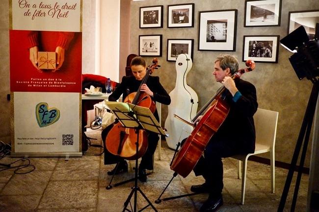 duo de violoncelistes