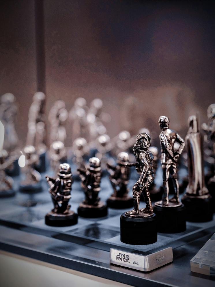 un jeu d'échecs star wars