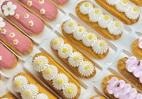 éclairs colorés boutique Cakery Copenhagen