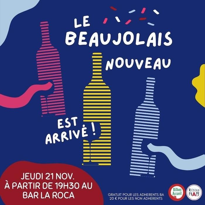 affiche beaujolais nouveau de bilbao accueil